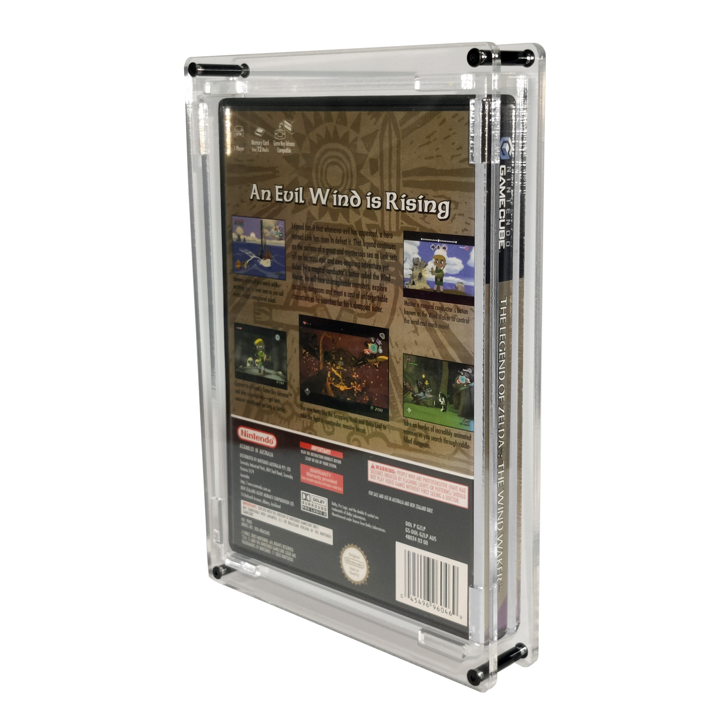 Acrylic Case with Screws for Gamecube / PS2 / Xbox / Xbox 360 / Wii / Wii U