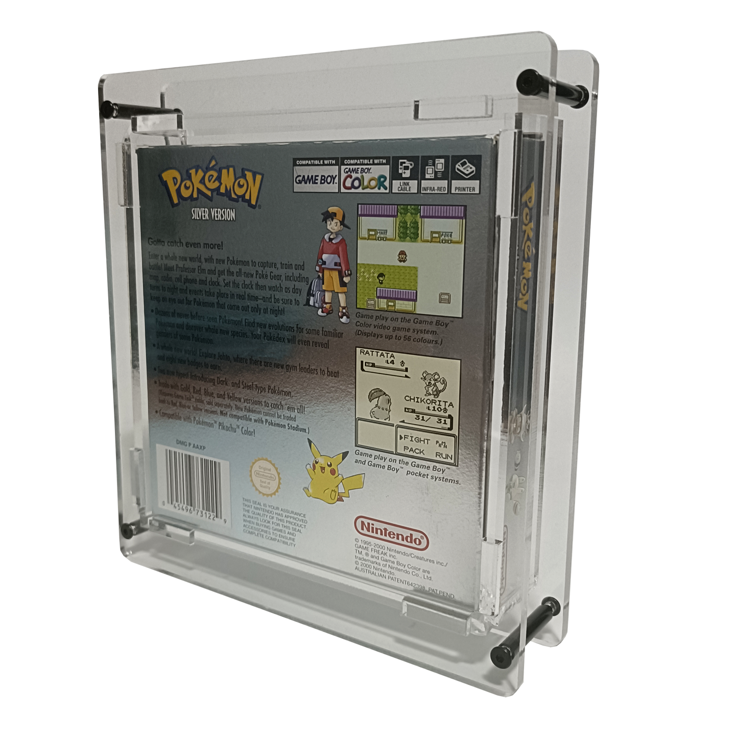 Acrylic Case with Screws for Gameboy / Gameboy Advance Games