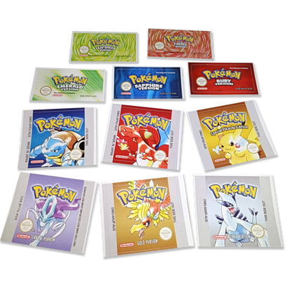 Replacement Cartridge Labels for Gameboy Games